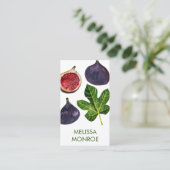 Afbeeldingen najaarvruchten geïllustreerd visitekaartje (Staand voorkant)