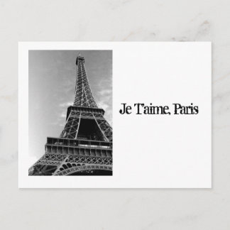 Afbeeldingen_of_Eiffel_Tower_black_and_white, Je T Briefkaart