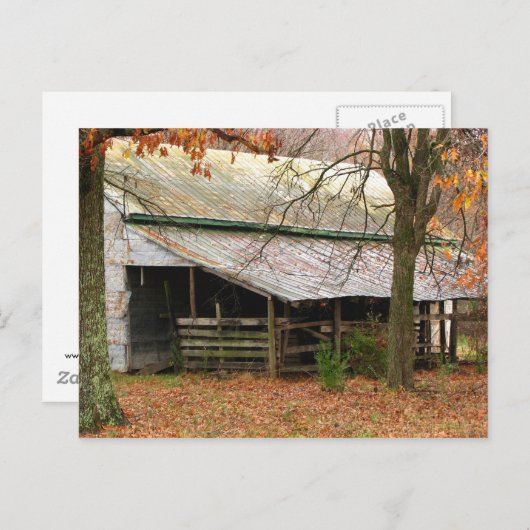 Afbeeldingen op het platteland briefkaart (Voorkant / Achterkant)