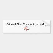 afbeeldingen, prijs van gas Kosten per arm en A Bumpersticker (Voorkant)