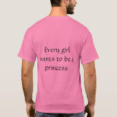 afbeeldingen, prinses t-shirt (Achterkant)