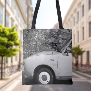 Afbeeldingen Retro Figaro Car Foto Tote Bag