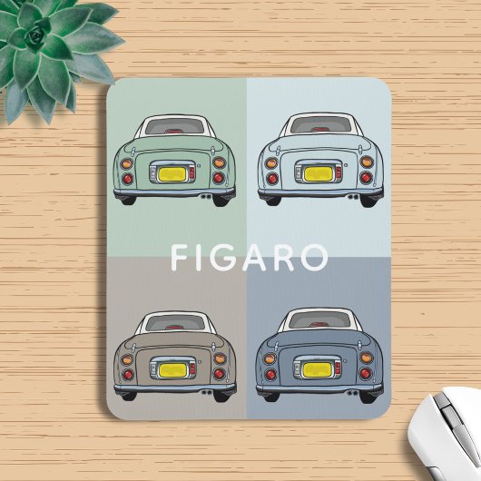 Afbeeldingen Seizoenen figaro Car Pattern-naam Muismat