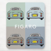 Afbeeldingen Seizoenen figaro Car Pattern-naam Muismat (Voorkant)