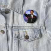afbeeldingen, stem Obama, stem Obama Ronde Button 5,7 Cm (In situ)
