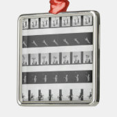 Afbeeldingen strips voor een praxinoscoop metalen ornament (Links)