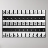 Afbeeldingen strips voor een praxinoscoop poster (Voorkant)