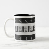 Afbeeldingen strips voor een praxinoscoop tweekleurige koffiemok (Links)