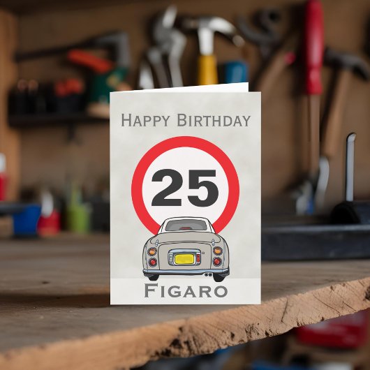Afbeeldingen Topaz Mist Figaro Happy Birthday Card Kaart