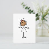 Afbeeldingen van Afrikaanse Amerikaanse Vrouw Briefkaart (Staand voorkant)