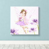 Afbeeldingen van Baby shower met milde kleuren van Canvas Afdruk (Insitu (Houten vloer))