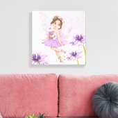 Afbeeldingen van Baby shower met milde kleuren van Canvas Afdruk (Insitu (Woonkamer))