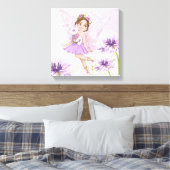 Afbeeldingen van Baby shower met milde kleuren van Canvas Afdruk (Insitu (Slaapkamer))