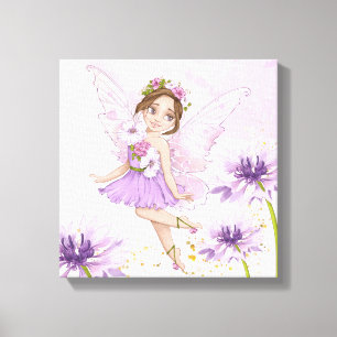 Afbeeldingen van Baby shower met milde kleuren van Canvas Afdruk