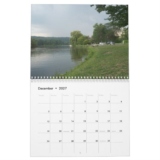 AFBEELDINGEN VAN CAYUGA LAKE-kalender Kalender (Dec 2027)