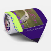 Afbeeldingen van de Natuur van Vegan Advocate Stropdas (Opgerold)