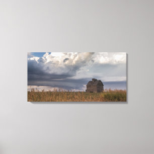 Afbeeldingen van de oude Barns Series - Rustic Cou Canvas Afdruk