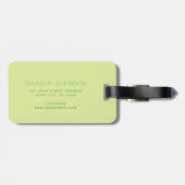 Afbeeldingen van de stadstuinbouw bagagelabel (Achterkant horizontaal)