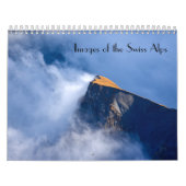 Afbeeldingen van de Zwitserse Alpen Kalender (Hoes)