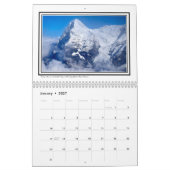 Afbeeldingen van de Zwitserse Alpen Kalender (Jan 2027)