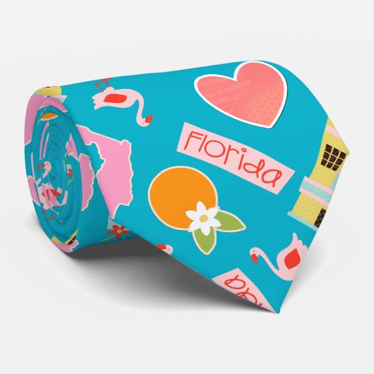 Afbeeldingen van Florida Stropdas (Opgerold)