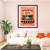 Afbeeldingen van het oude dorp Balcony Mexico Poster