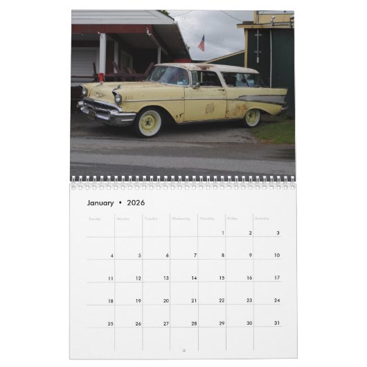 AFBEELDINGEN van het Show van de auto van WIZARD ( Kalender (Jan 2026)