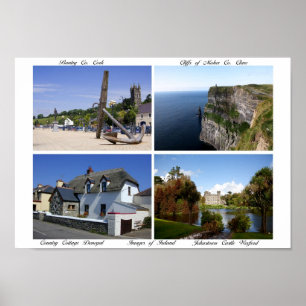 Afbeeldingen van Ierland poster