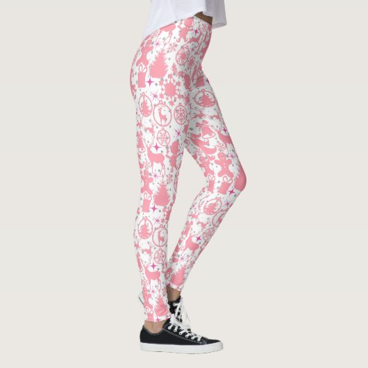 Afbeeldingen van Kerstmis in Roze Leggings (Rechts)