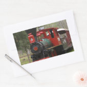 Afbeeldingen van locomotieven rechthoekige sticker (Envelop)
