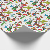 Afbeeldingen van Mexicaanse Fiesta Party Cadeaupapier (Hoek)