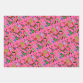 Afbeeldingen van Mexicaanse Fiesta Party Inpakpapier Vel (Voorkant 3)