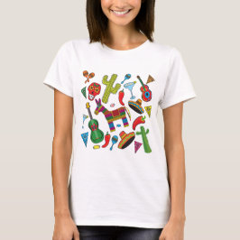 Afbeeldingen van Mexicaanse Fiesta Party T-shirt