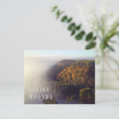 Afbeeldingen van Mounds, Mississippi Overlook, Fog Briefkaart (Staand voorkant)