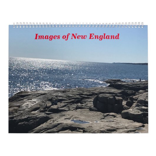Afbeeldingen van New England 12 maanden kalender (Hoes)