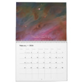 Afbeeldingen van onze universum, buitenruimtesamen kalender (Feb 2026)