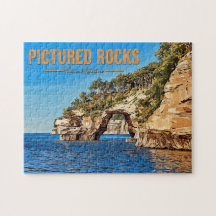 Afbeeldingen van Rocks National Lakeshore Puzzle