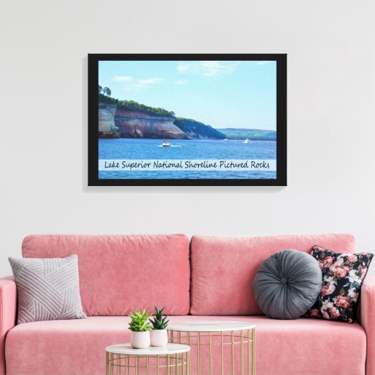 Afbeeldingen van Rocks/Wrapped Canvas Afdruk (Insitu (Woonkamer))