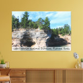 Afbeeldingen van Rocks/Wrapped Canvas Afdruk (Insitu (Woonkamer))