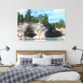 Afbeeldingen van Rocks/Wrapped Canvas Afdruk (Insitu (Slaapkamer))
