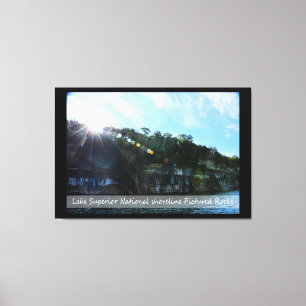 Afbeeldingen van Rocks/Wrapped Canvas Afdruk