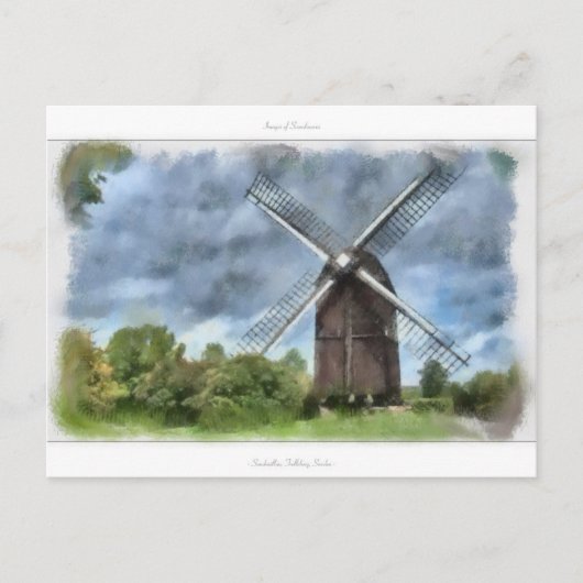 Afbeeldingen van Scandinavië - Sandmöllan, Zweden Briefkaart (Voorkant)