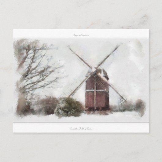 Afbeeldingen van Scandinavië - Sandmöllan, Zweden Briefkaart (Voorkant)