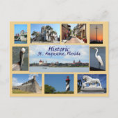 Afbeeldingen van St. Augustine, Florida Briefkaart (Voorkant)