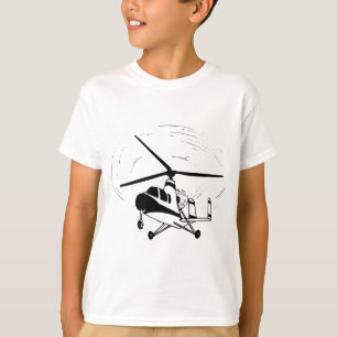 Afbeeldingen van vleugelvliegtuigen, rotorvliegtui t-shirt