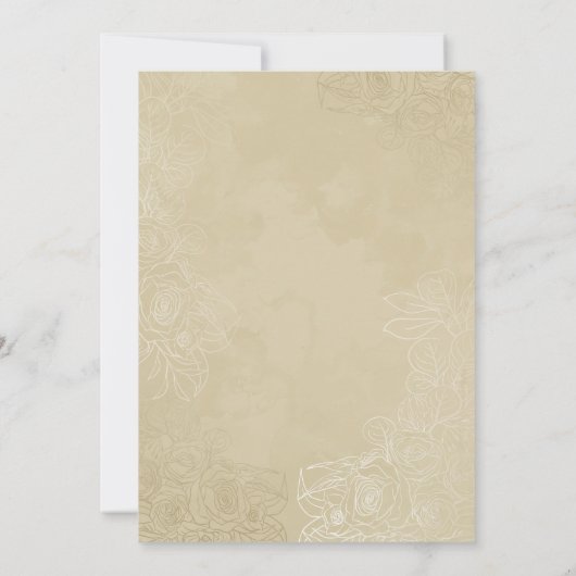 afbeeldingen van westerne trouwuitnodigingen kaart (Achterkant)