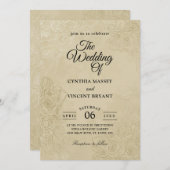 afbeeldingen van westerne trouwuitnodigingen kaart (Voorkant / Achterkant)