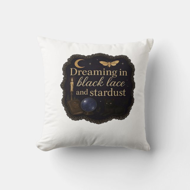 Afbeeldingen van Whimsigoth Fantasy Mystical Fores Kussen (Voorkant)