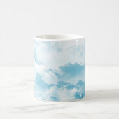 Afbeeldingen van wolkenvectorvector cartoon koffiemok (Center)