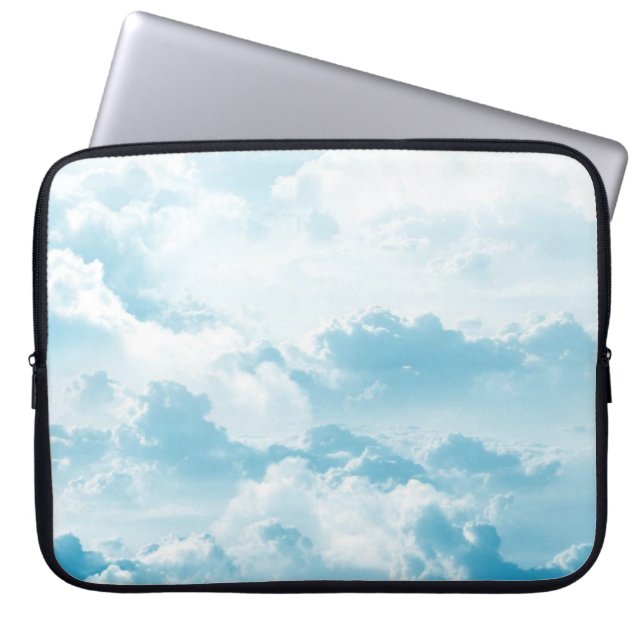 Afbeeldingen van wolkenvectorvector cartoon laptop sleeve (Voorkant)